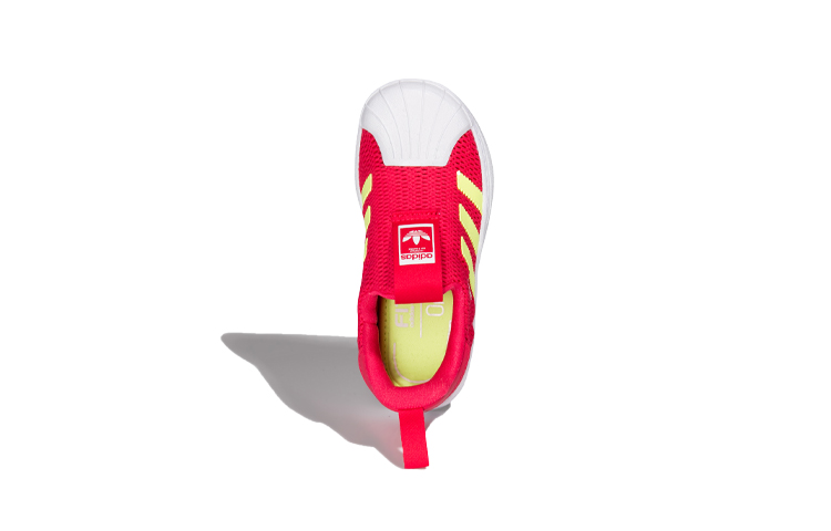 Детские кроссовки adidas originals Superstar 360 I (красно-желто-белые) — фото 5