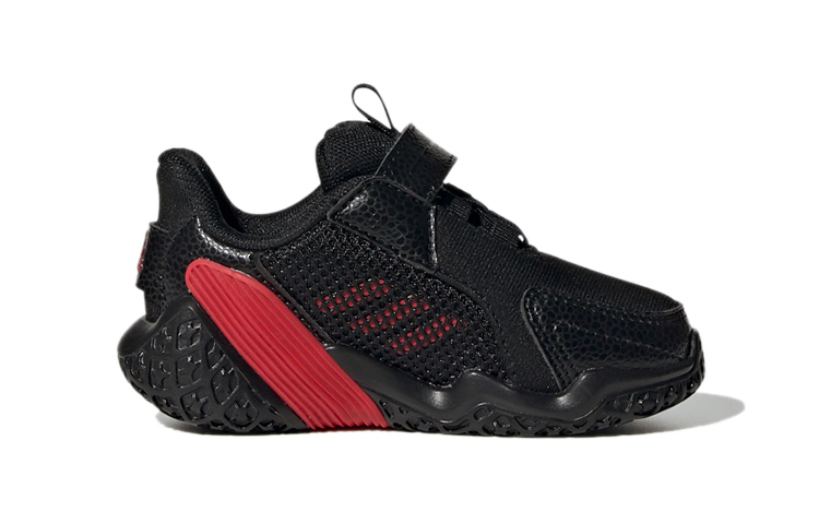 Детские кроссовки adidas 4Uture (черно-красные) — Чёрный / красный — фото 4
