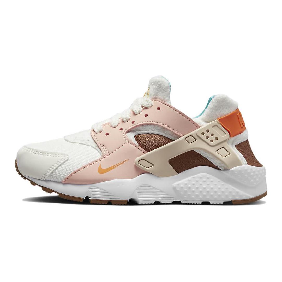 Кроссовки Nike NikeHuarache Run "Year of the Rabbit" GS (бело-розово-коричневые)