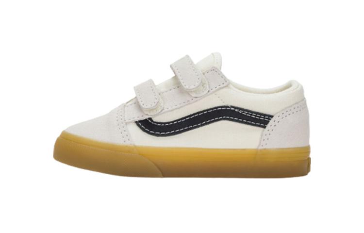 Детские кеды Vans Old Skool (микро-белые)
