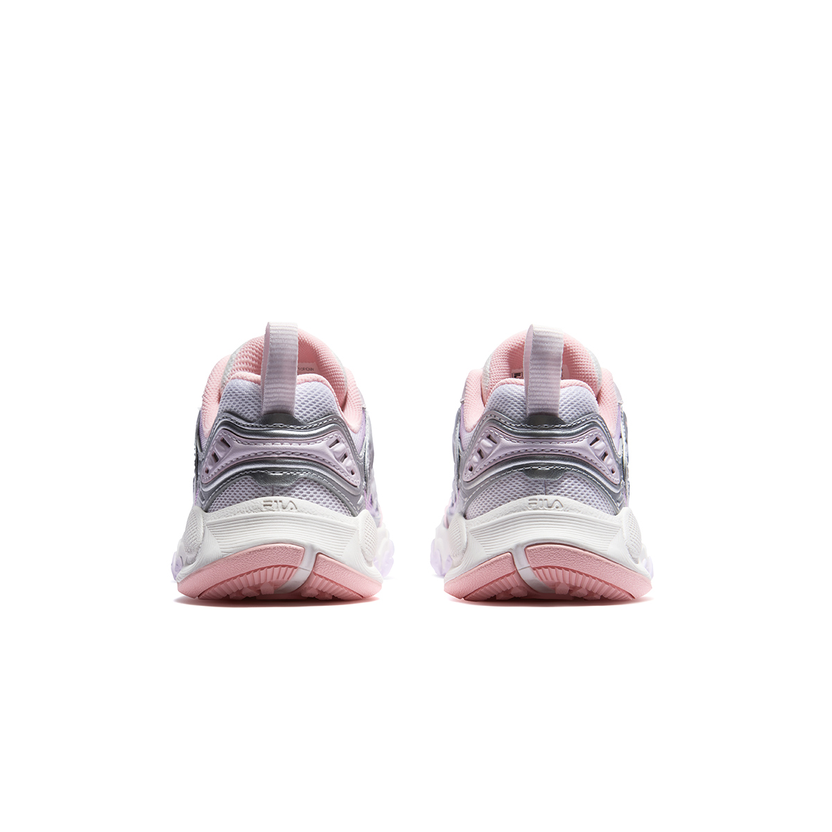 Детские кроссовки Fila KIDSHeritage-FHT RUFFLE SOUTH / (бежевые) — 黑/帆船蓝 淡紫色/兰花紫 奶白/深褐棕 消逝蓝/融合灰 黑/绽放粉 — фото 9