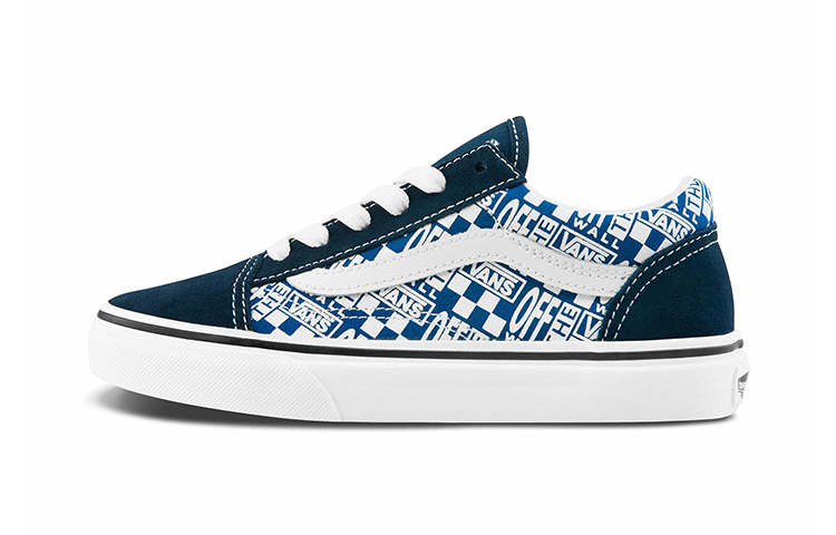 Кеды Vans Old Skool (сине-белые) — фото 1