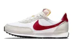 Nike Waffle Trainer 2 Suede Low top Casual Shoes Beige White Red Unisex