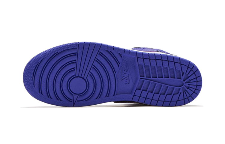 Детские кроссовки Jordan Air Jordan 1 Mid "Dark Concord" (черно-фиолетовые) — Чёрныйфиолетовый — фото 6