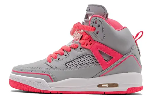 Jordan Spizike Wolf Grey Racer Pink GS