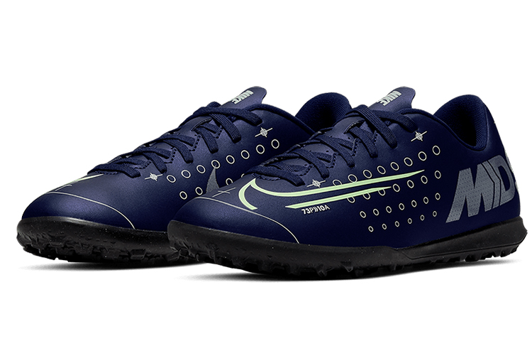 Детские бутсы Nike Mercurial Vapor 13 Club Mds TF (сине-черные) — Синий / чёрный — фото 4