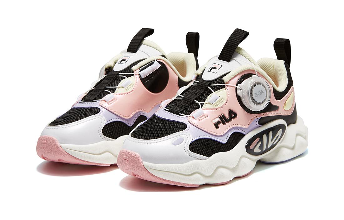 Кроссовки Fila KIDS Phantom2 (черно-розовые) — фото 2