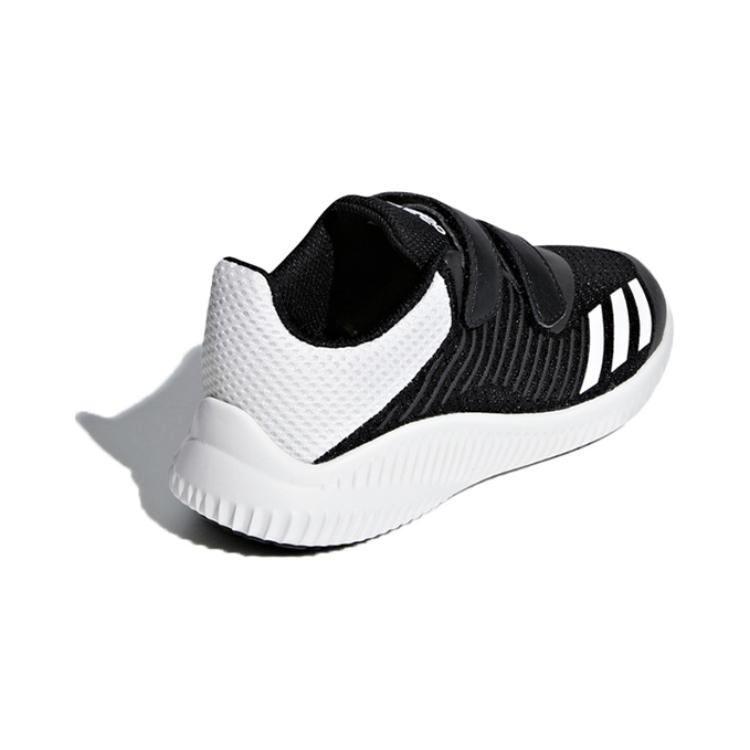 Детские кроссовки adidas Fortarun Wide Cf (черно-белые) — Чёрный / белый — фото 5