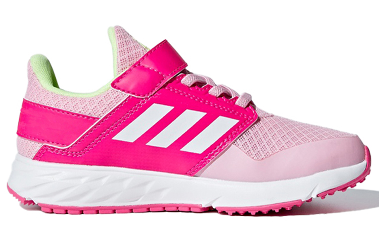 Детские кроссовки adidas Fortafaito El K (розово-белый) — фото 3