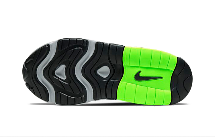 Детские кроссовки Nike Air Max 200 (серые с зеленым) — Серыйзелёный — фото 5