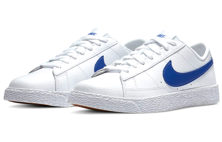 Кеды Nike Blazer GS (бело-синие) — Белыйсиний — фото 3