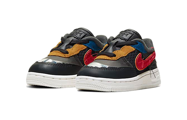Кроссовки Nike Air Force 1 BHM TD (черные) — фото 4