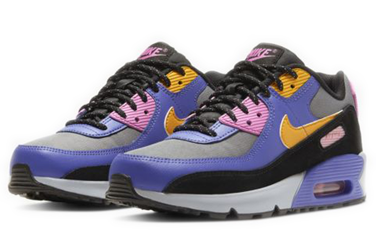 Кроссовки Nike NikeAir Max 90 QS (серо-фиолетовый) — фото 3