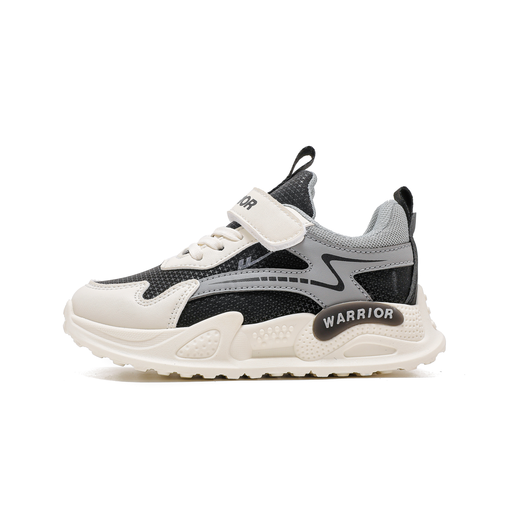 Warrior sneakers, spring and autumn girls' shoes, non-slip, breathable, lightweight, shock-absorbing, low-top casual shoes, children's shoes