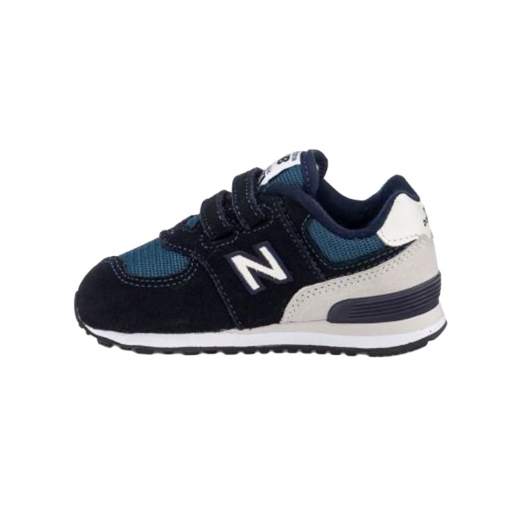 Детские кроссовки New Balance 574 (черно-зеленый)