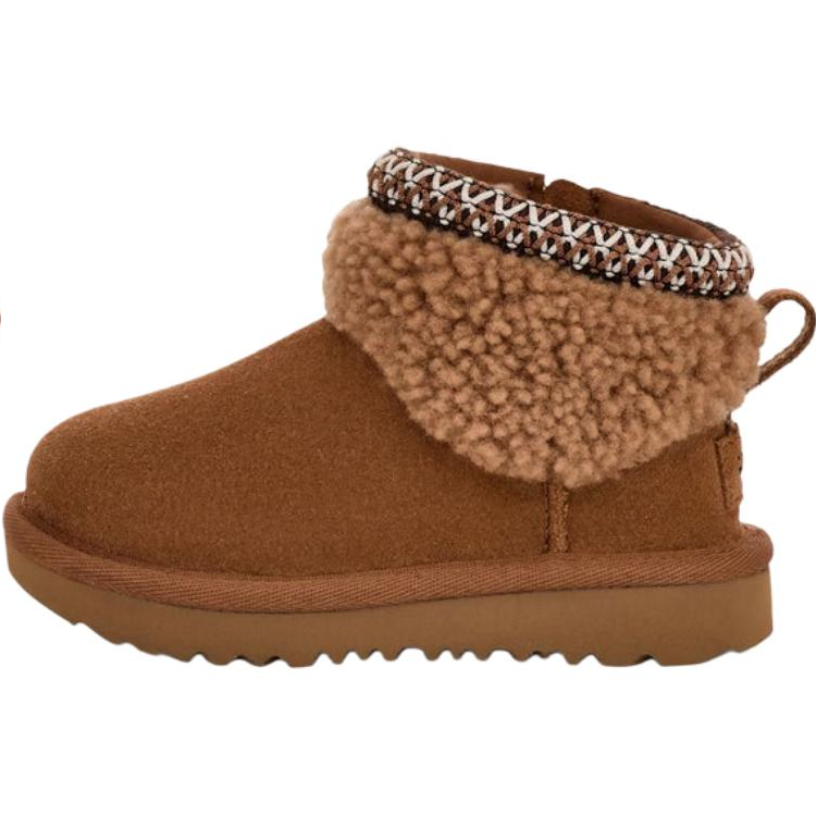 Детские ботинки UGG UGG CLASSIC ULTRA MINI (коричневый)
