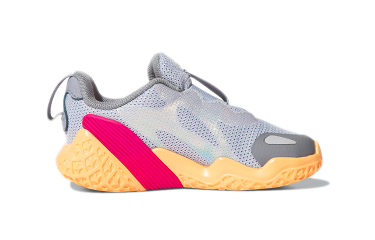 Детские кроссовки adidas 4uture Runner (серый) — 灰/玫红 — фото 4