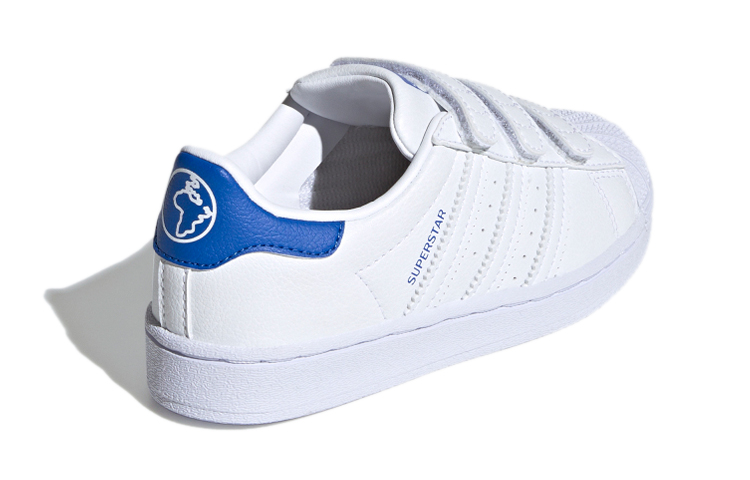 Кеды adidas originals Cf C (бело-синие) — фото 5