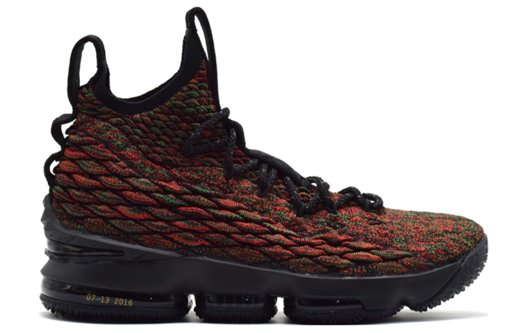 Баскетбольные кроссовки Nike NikeLebron 15 BHM GS (черный) — Чёрный — фото 2