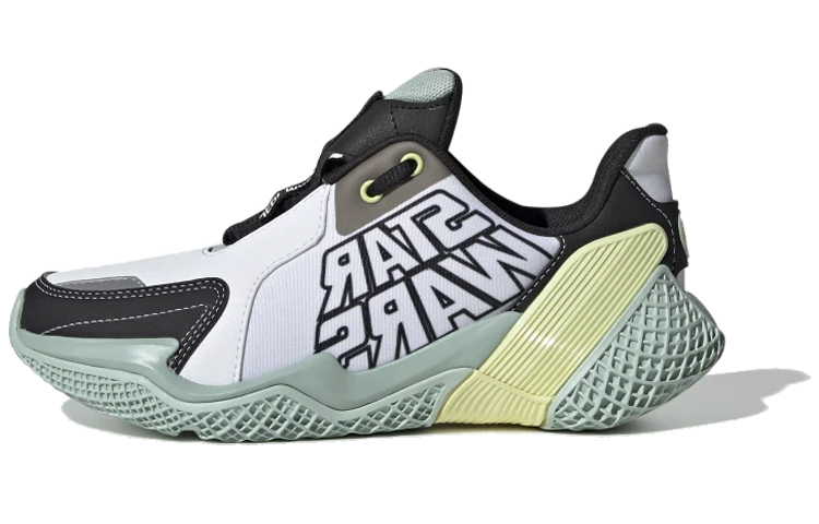 Кроссовки adidas adidas STAR WARS Star Wars Runner J (бело-зеленые)