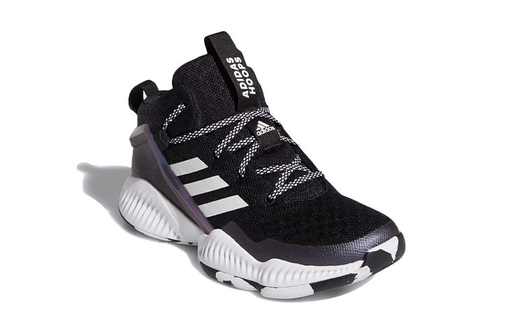 Детские кроссовки adidas Lockdown J (черный / белый) — Чёрный / белый — фото 3