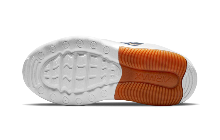 Детские кроссовки Nike Air Max Bolt (сине-бежевые) — фото 8