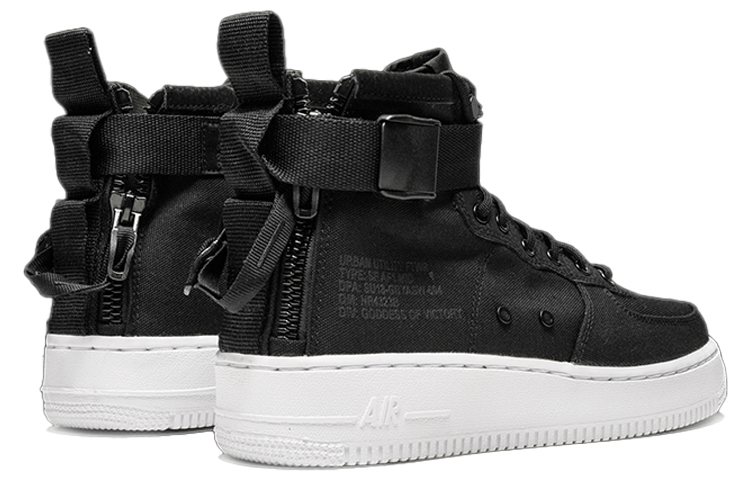 Кеды Nike Air Force 1 (черные) — фото 5