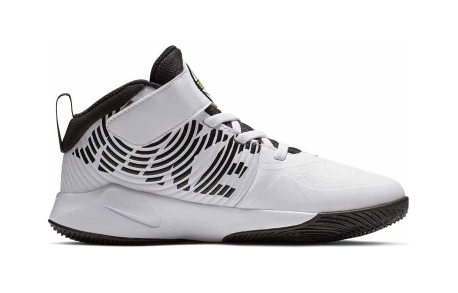 Детские кроссовки Nike Team Hustle D 9 (черно-белые) — Чёрный / белый — фото 4