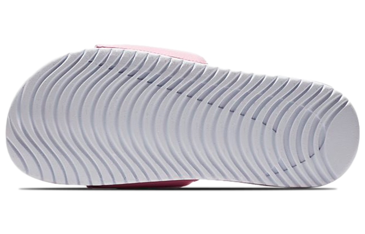 Шлепки Nike Kawa (розово-белые) — Розовыйбелый — фото 5