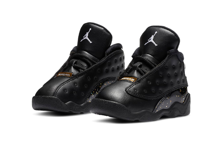 Детские кроссовки Jordan Air Jordan 13 Retro (черный) — Чёрный — фото 3