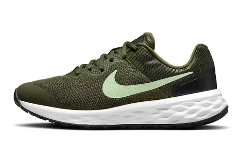 Nike REVOLUTION 6 Low top Running Shoes Dark Green Unisex