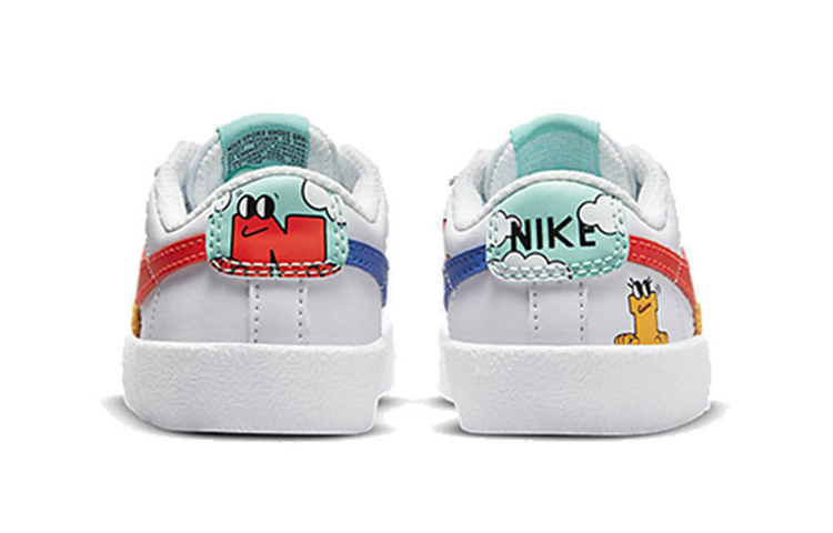 Кеды Nike Blazer 77 (бело-красно-синий) — фото 5