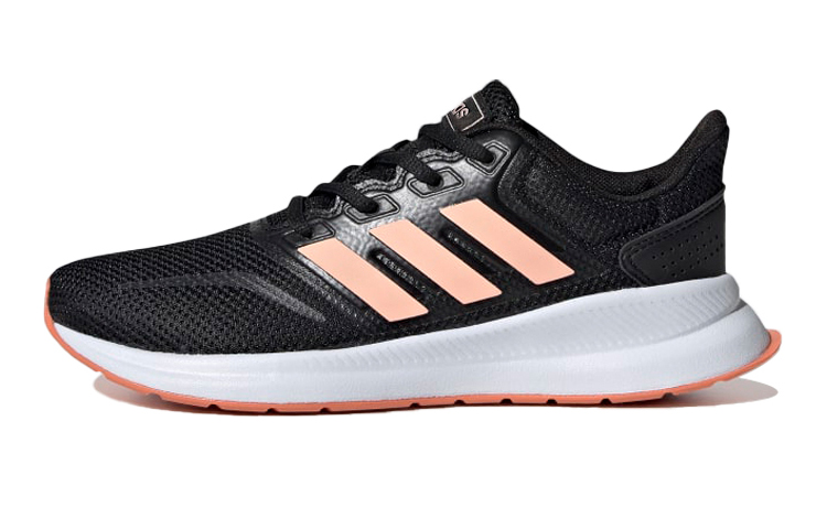 Детские кроссовки adidas neo J (черно-розово-белые)