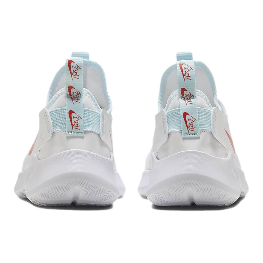 Детские кроссовки Nike Flex Runner (бело-сине-красные) — 白色/白色/冰川蓝/浅深红 — фото 7