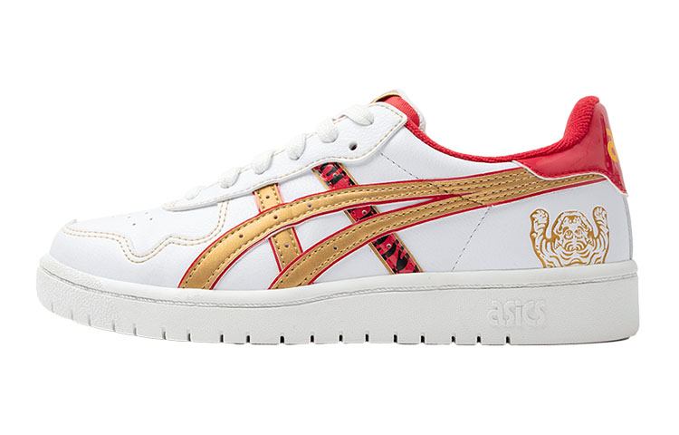 Кеды ASICS JAPAN S (бело-золотые)