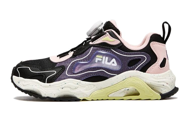 Детские ботинки FILA KIDS Outdoor (черно-фиолетовые)