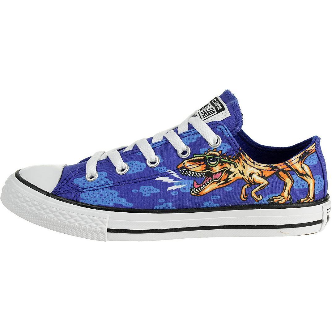 Детские кеды Converse CTAS OX (сине-белые)