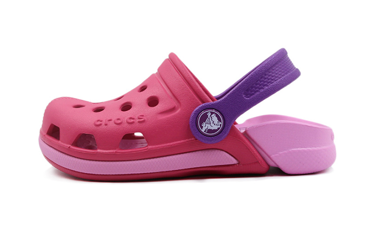 Сандалии Crocs Electro 3 (красно-розово-фиолетовые)