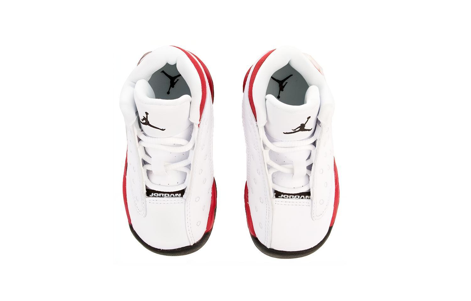 Детские кроссовки Jordan Air Jordan 13 Retro (бело-красные) — Белыйкрасный — фото 4