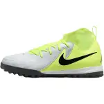 Nike Jr.Phantom Luna 2 Academy Nike Lunar Series Comfortable Mid-top Children's Football Shoes White Green Same Style for Men and Women