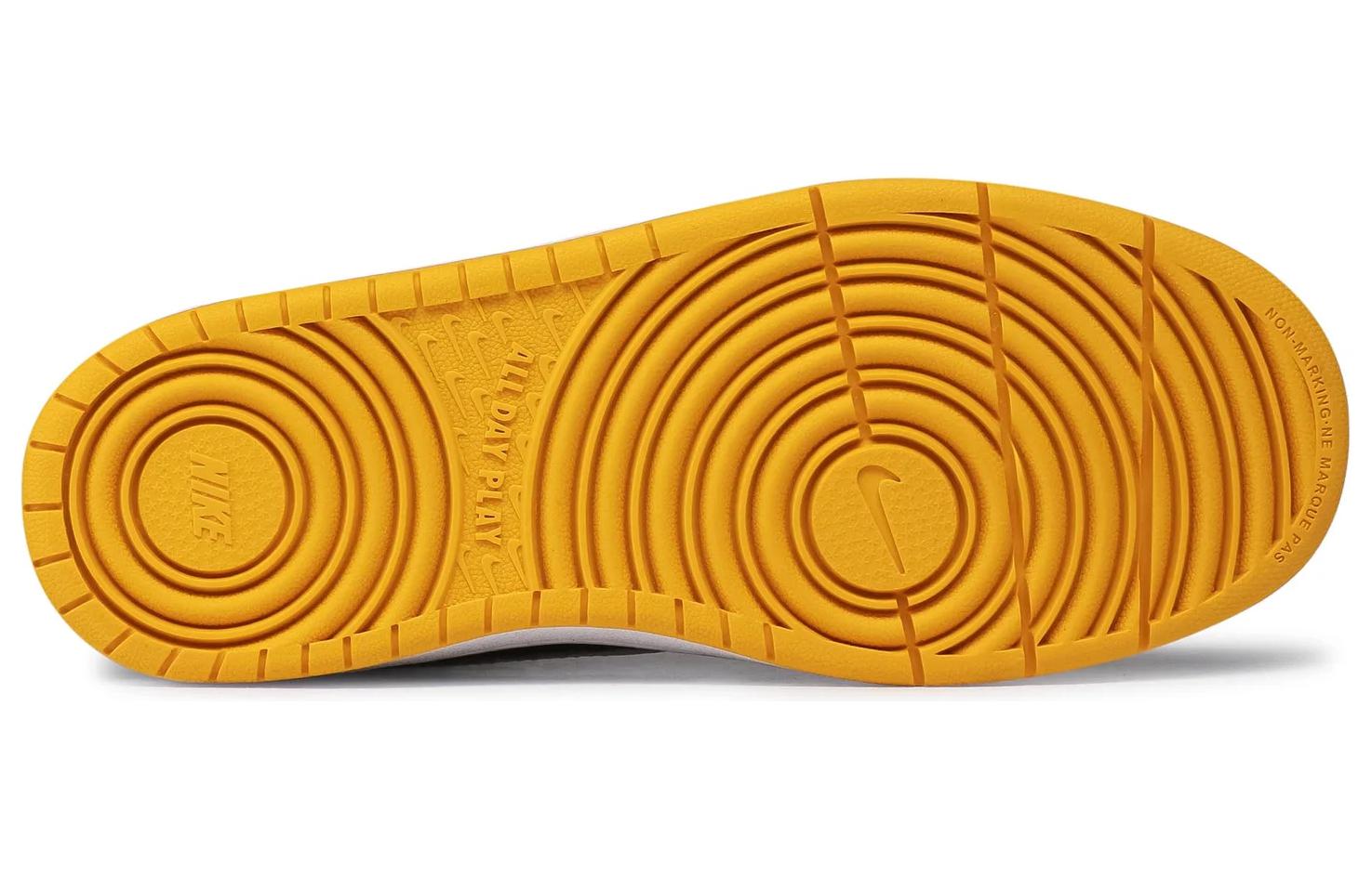 Кеды Nike NikeCourt Borough Mid 2 (черно-желтый) — Чёрный / жёлтый — фото 6