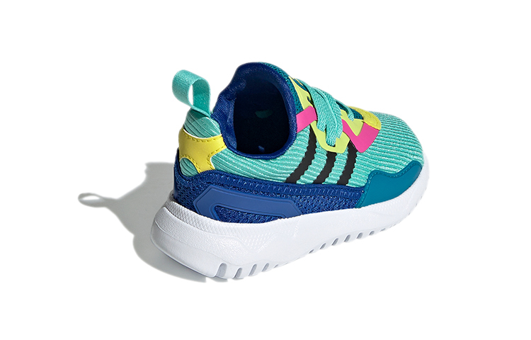 Детские кеды adidas Flex (сине-зеленые) — фото 5