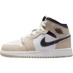 Jordan Air Jordan 1 Mid top Basketball Shoes Light Umber Unisex