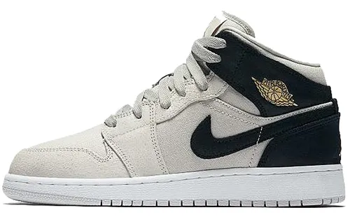 Jordan 1 Retro Mid GS Light Bone