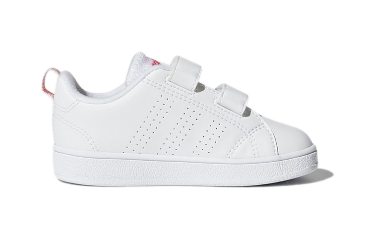 Детские кеды adidas neo Vs Advantage Cl (белый / розовый) — фото 2