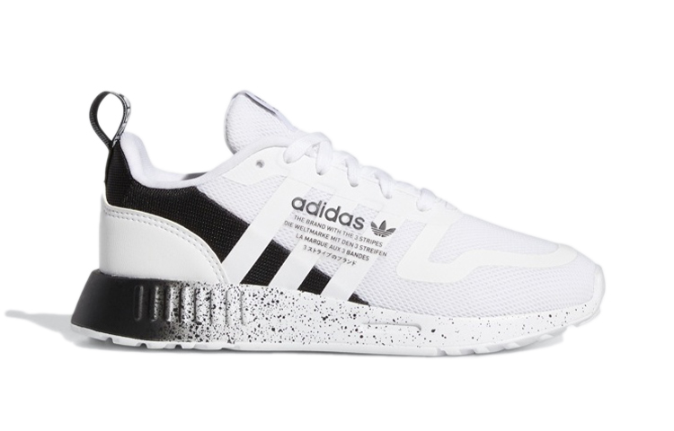Детские кроссовки adidas originals Multix C (бело-черные) — Белый / чёрный — фото 4