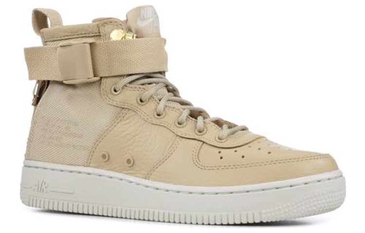 Кеды Nike Air Force 1 (коричнево-бежевые) — фото 5