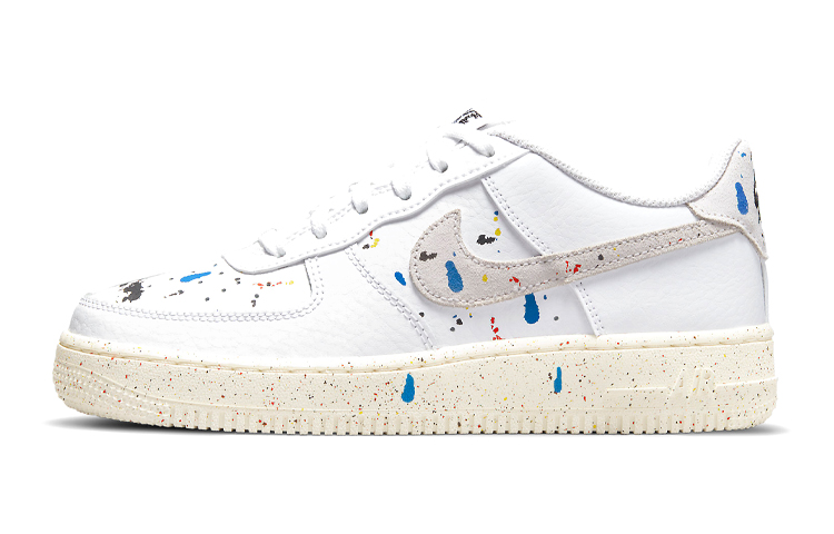 Кеды Nike Air Force 1 LV8 3 (белые с брызгами)