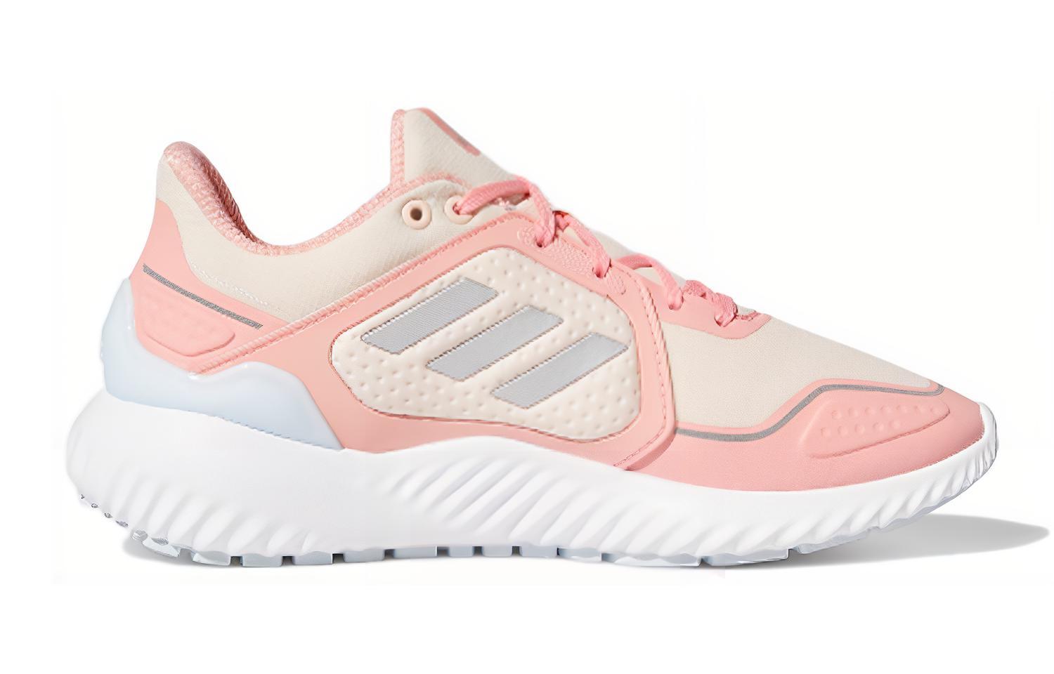 Детские кроссовки adidas Climawarm Bounce J (розово-белые с серебристым) — Розовый / белый / серебристый — фото 4
