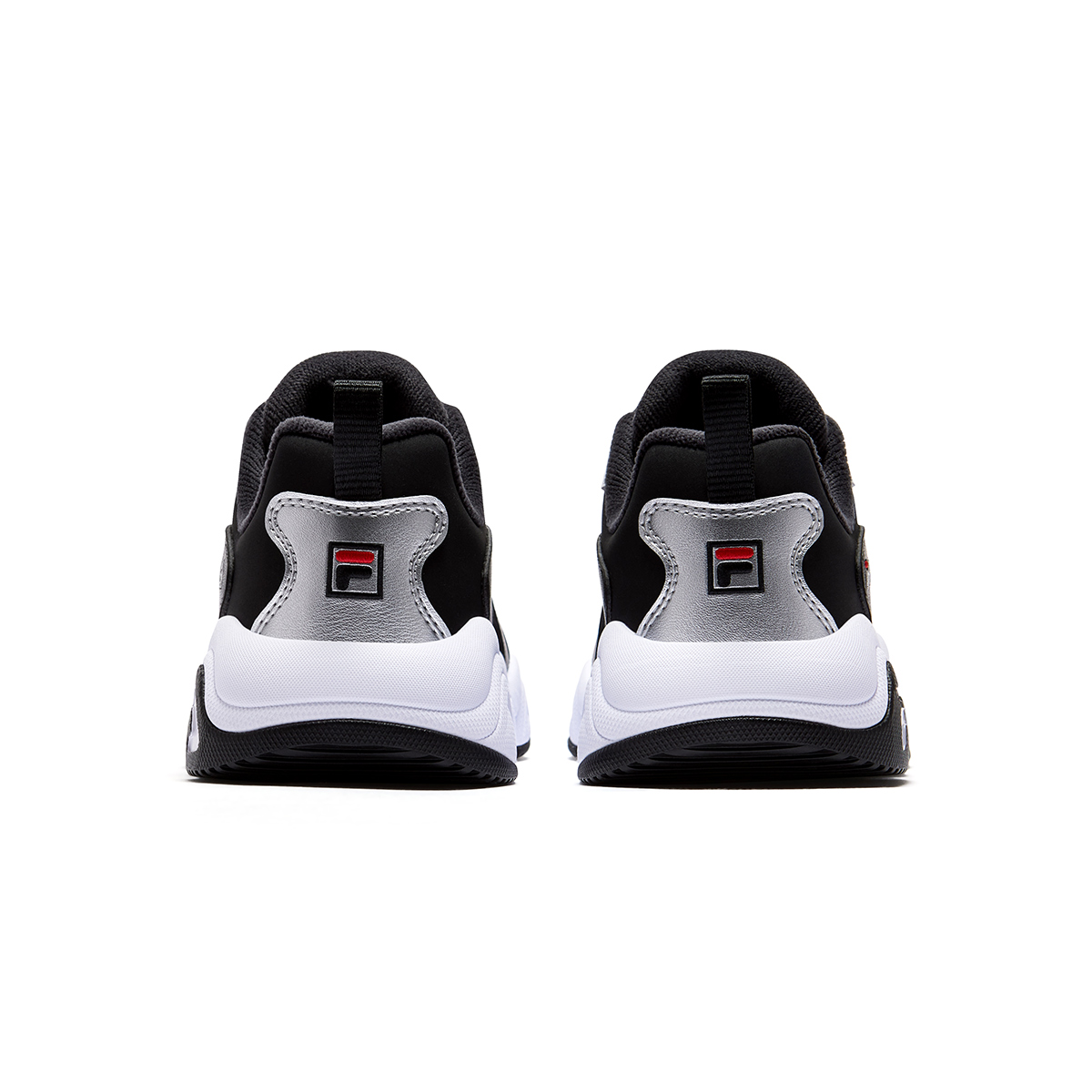 Детские кроссовки Fila KIDS Heritage-FHT 2 / (черно-белый) — 黑/斐乐白 — фото 3